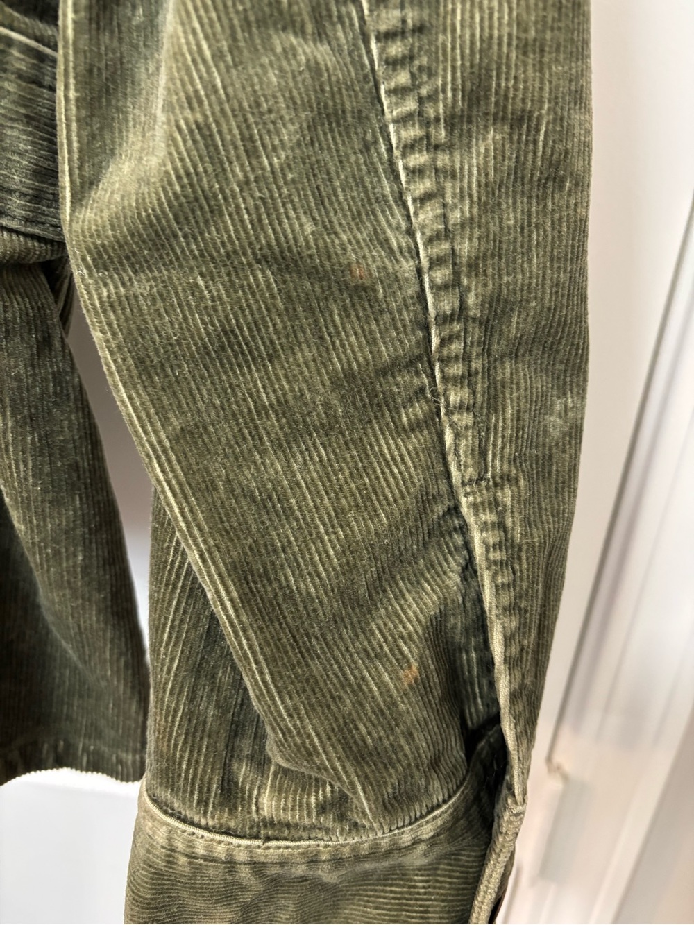 Jones New York Sport Olive Green Corduroy Jacket, Size L (w/ flaw) - Picture 10 of 10